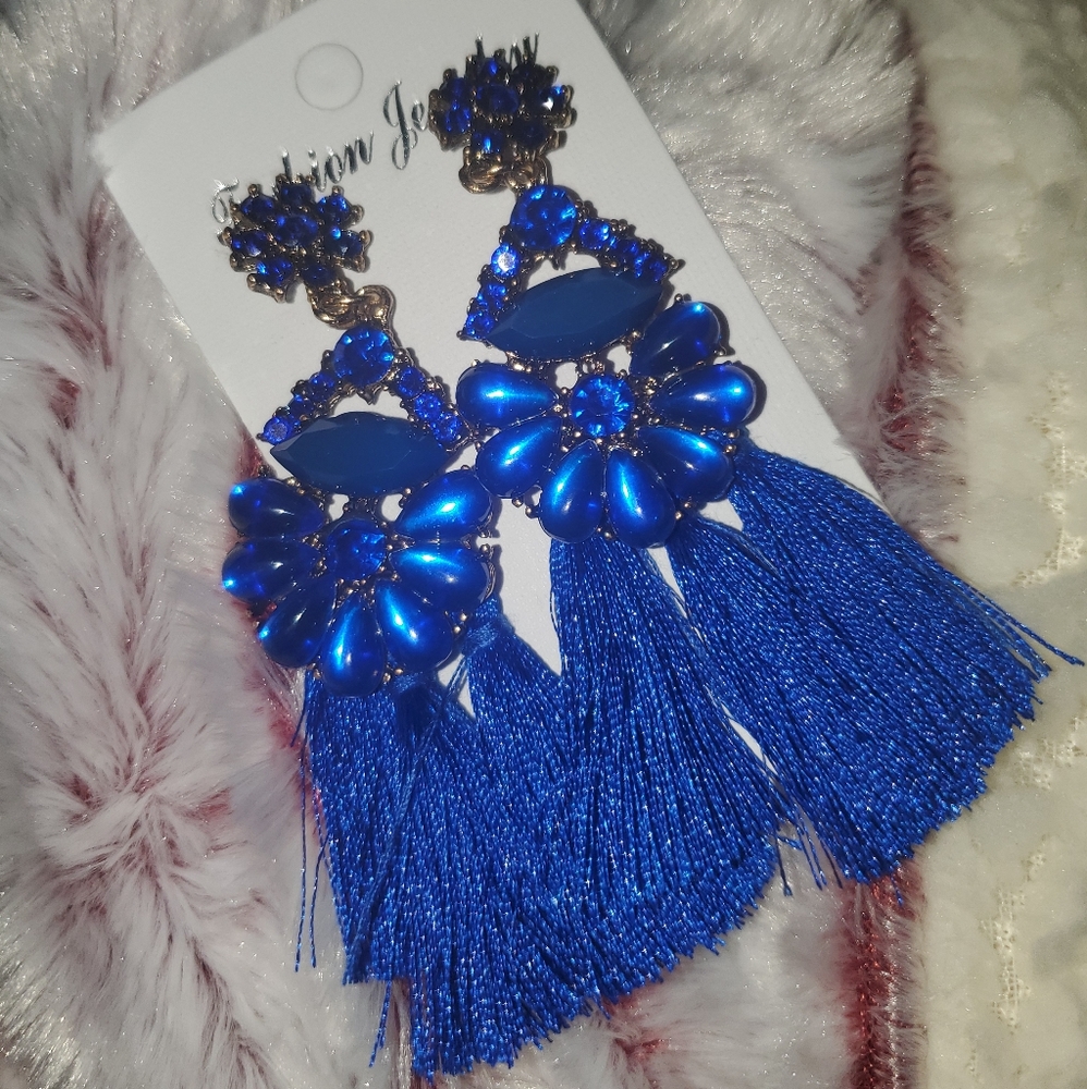 Blue Earrings 💙 Brand New